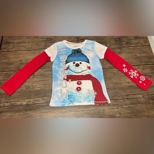 Girls Winter Long Sleeved T Shirt
